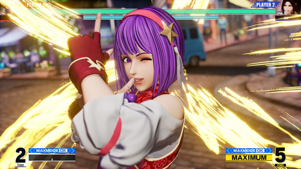 The King of Fighters XV Screenshot featuring one of the characters from the roster