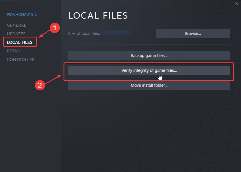 You can verify game files through Steam as well
