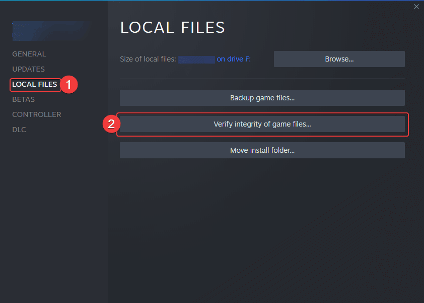 Verifying game files can fix 