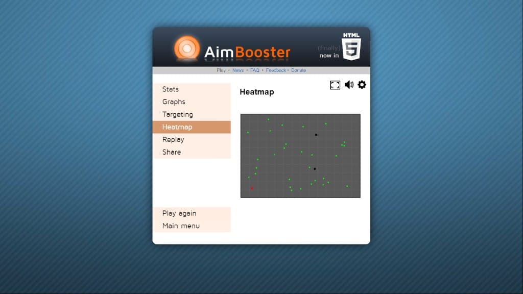 AimBooster heat map