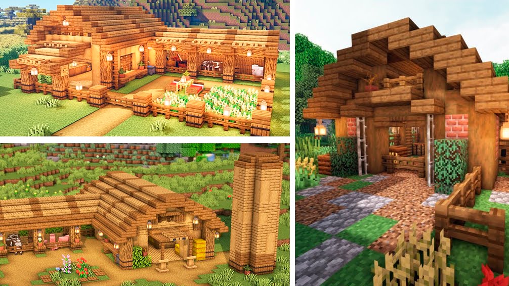 minecraft barn farm