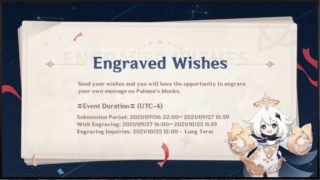 Engraved Wishes