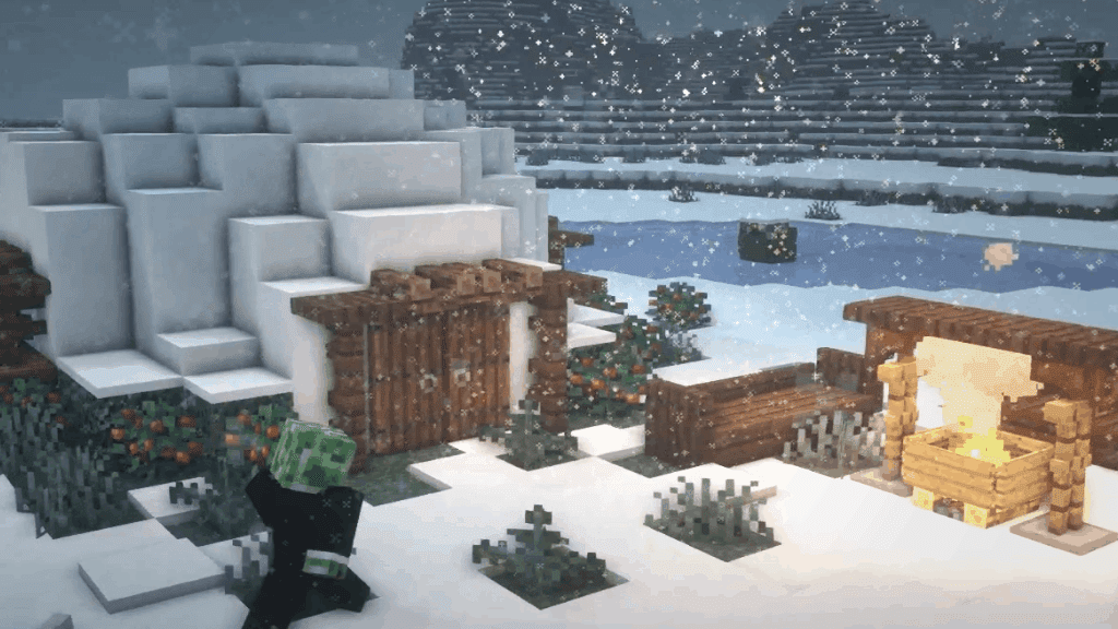 Cet Igloo est l'une des choses amusantes à construire dans Minecraft sur notre liste géniale !