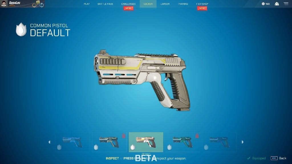 Splitgate Pistol