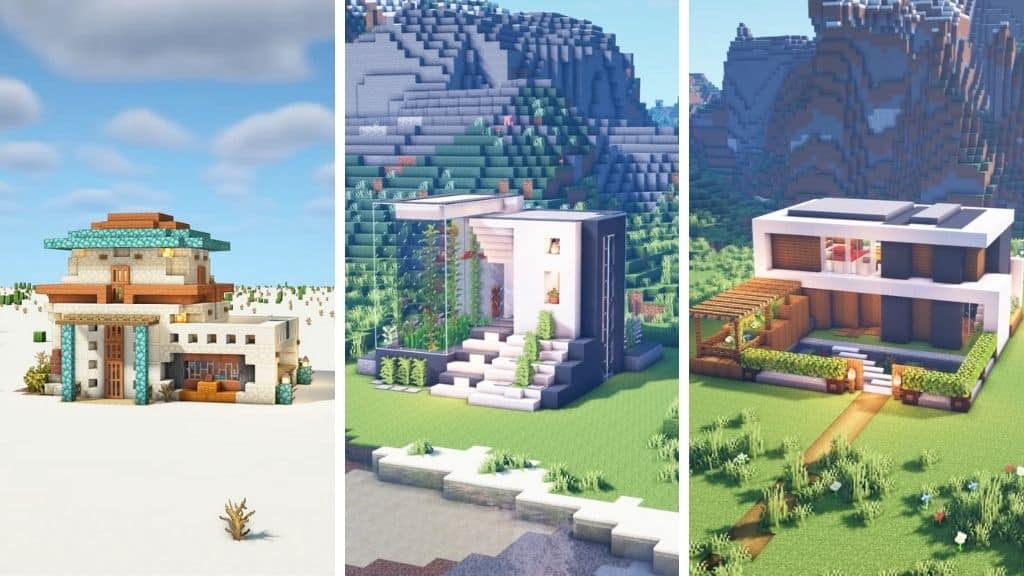 50 ιδέες σπιτιών Minecraft