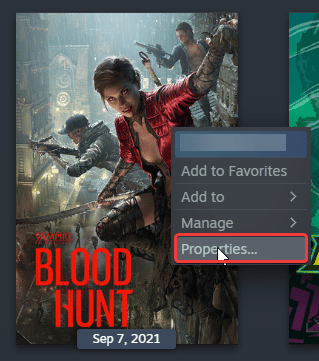 This is how Bloodhunt shows up in Steam