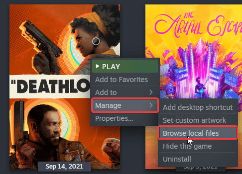 You can browse the local files through Steam, allowing you to skip Deathloop intro videos