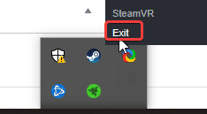 To completely shut down Steam, click on the Exit part in the taskbar option