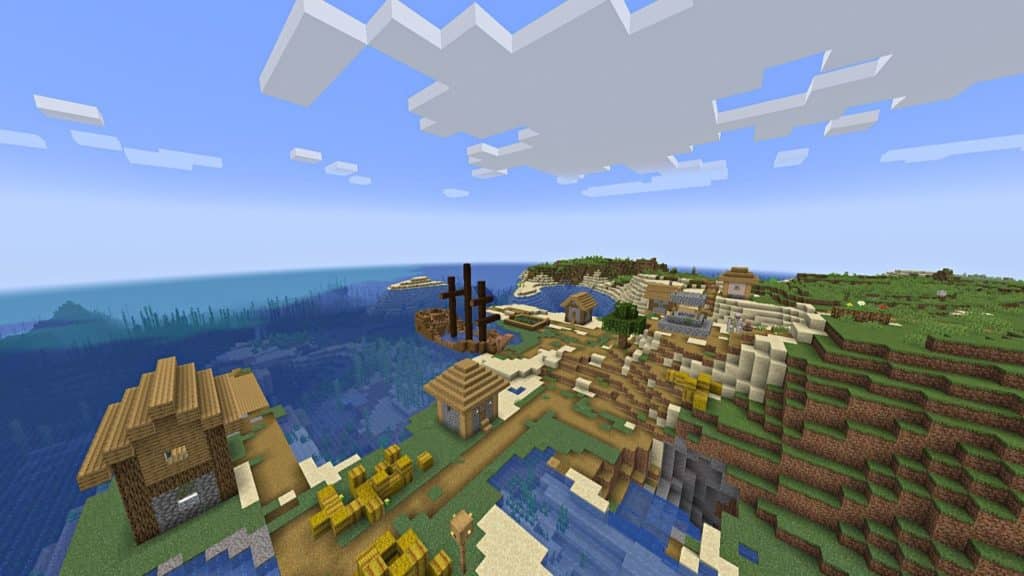 Minecraft Seed: Coastal Village