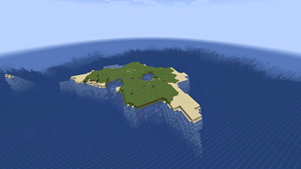 Minecraft Seed: No Tree Island