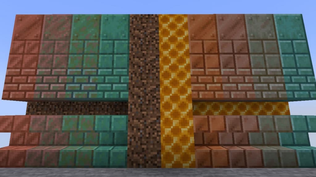 Copper Brass Ore Iron Minecraft Texture Pack Caves and Cliffs Update
