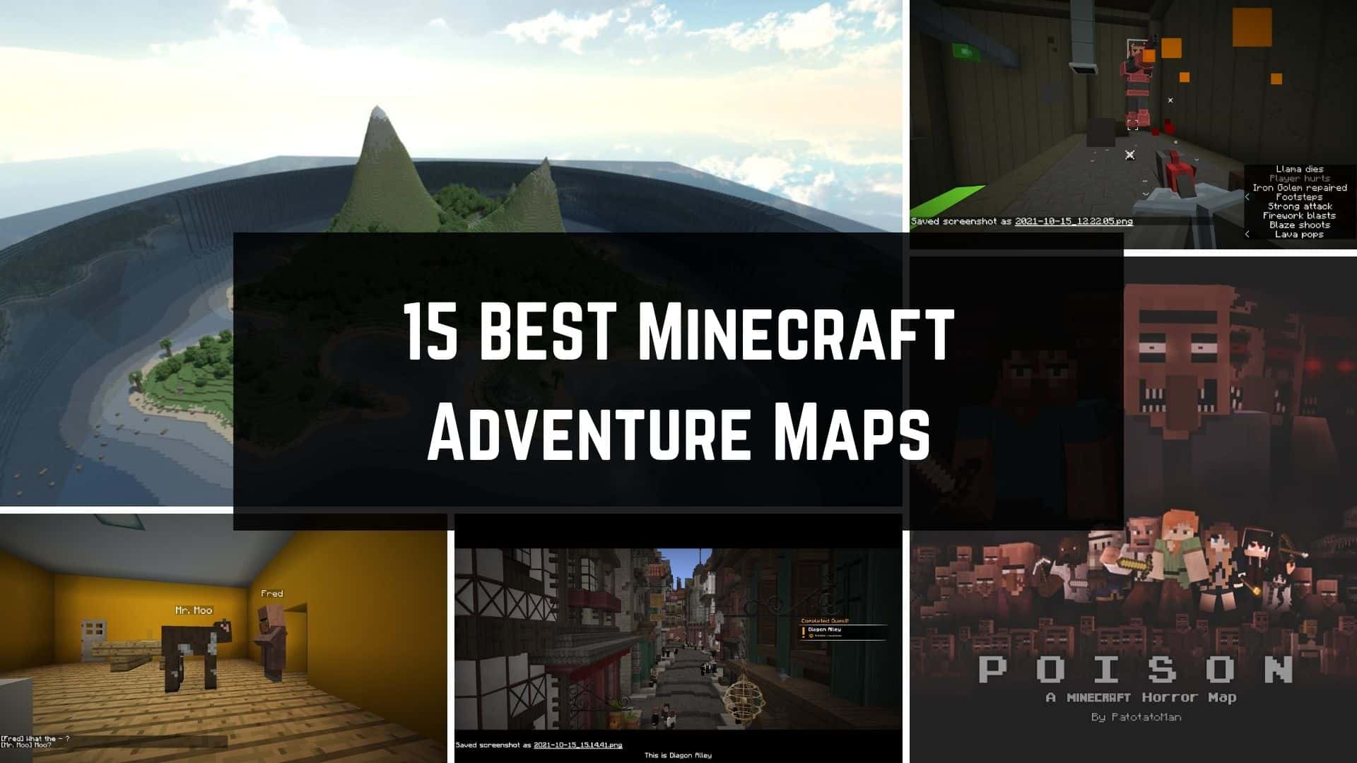 10 Best Minecraft Maps & Where to get the best Minecraft Adventure Maps