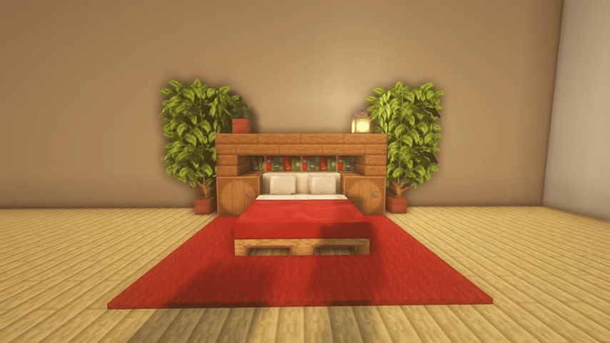 15 Awesome Minecraft Bed Designs, How To Make A Double Bunk Bed In Minecraft