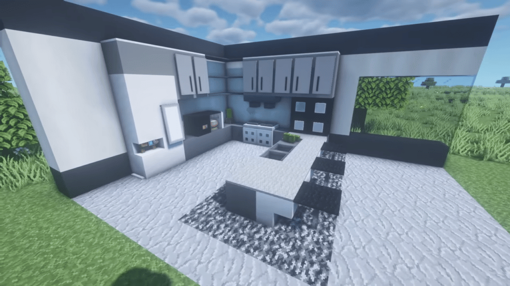 10 Minecraft Kitchen Ideas Whatifgaming, How To Make A Modern Dining Room Table In Minecraft
