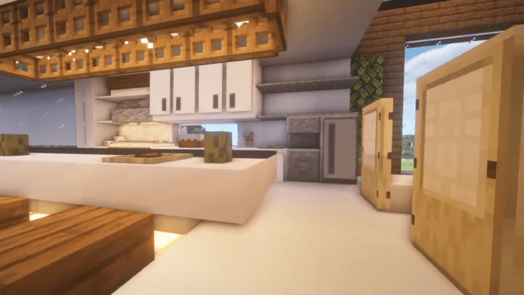 10 Minecraft Kitchen Ideas Whatifgaming, What Kind Of Wood Do You Use To Make Kitchen Cabinets In Minecraft