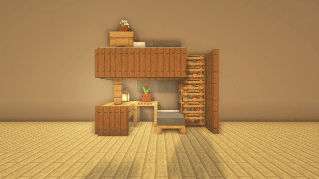 Compact Bed Two-Player Design Minecraft Best How to Build
