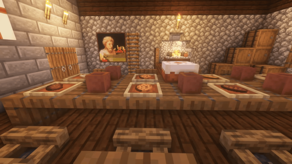 Themed Minecraft Dining Rooms