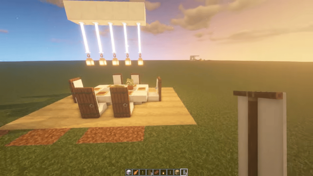 minecraft dining room