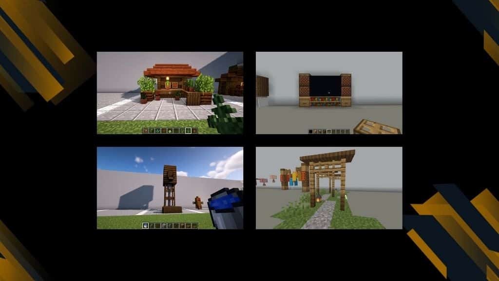 outdoor decoration minecraft