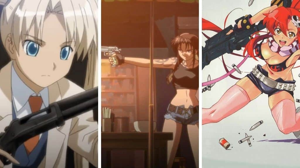 20 of The Most Fiercely Attractive Anime Girls With Guns - WhatIfGaming