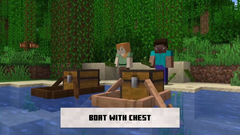 Minecraft 1.19 Wild Update - Boat With Chest