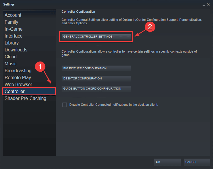Steam Settings have a bunch of things you can customize, and adjust