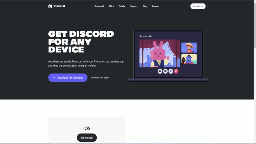 Official Download link for Discord