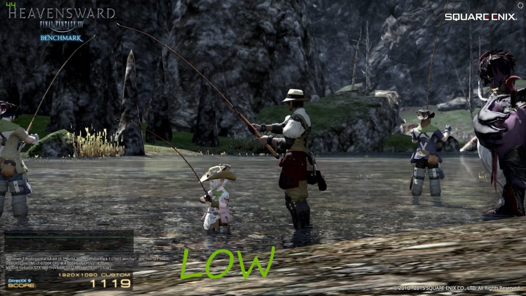Flicker optimization for FFXIV example