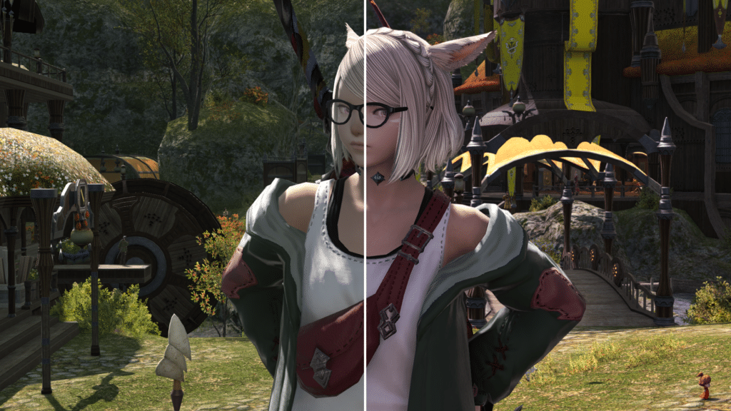 Gshade difference on FFXIV
