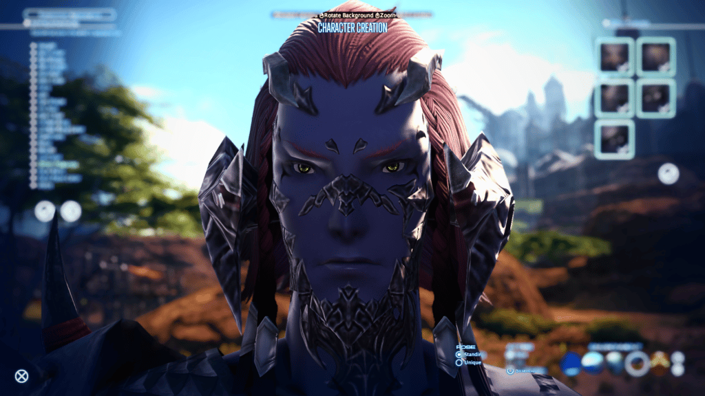 Au'ra with detailed texture in FFXIV
