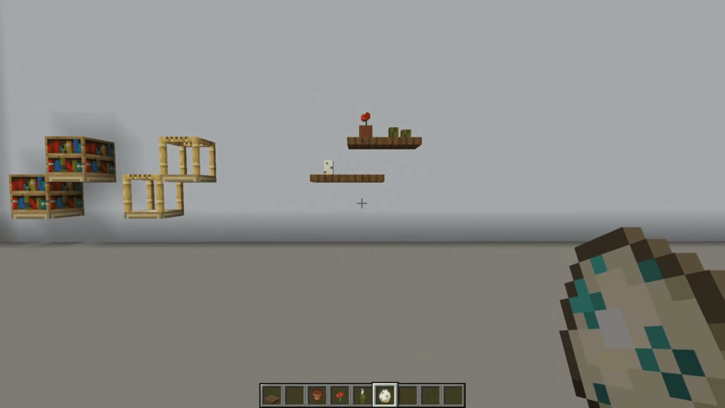 Shelf Design Minecraft