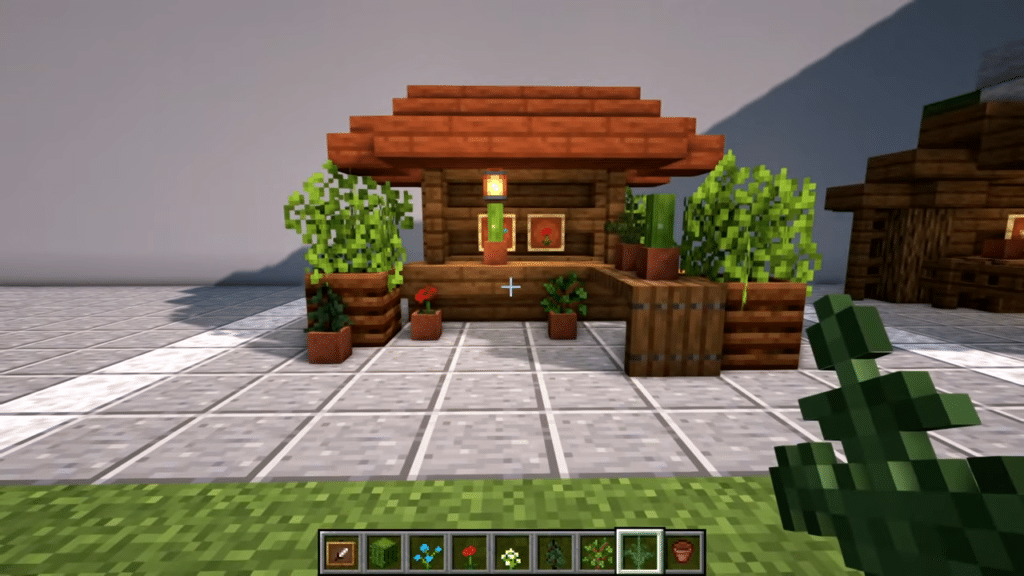 Minecraft outdoor decoration