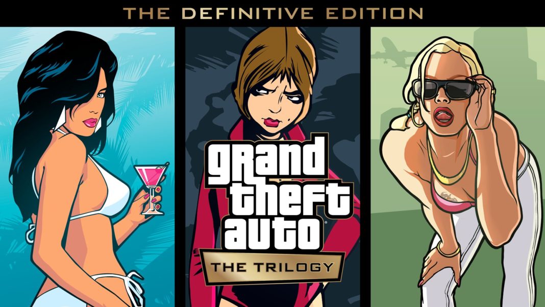 Grand Theft Auto The Trilogy key art