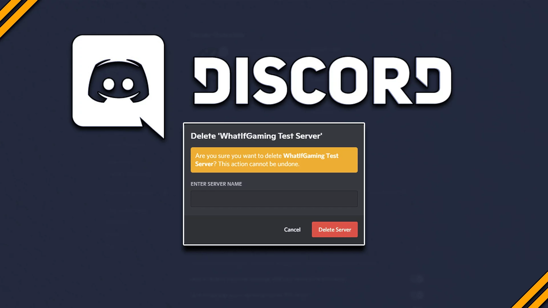 How to Delete a Discord Server