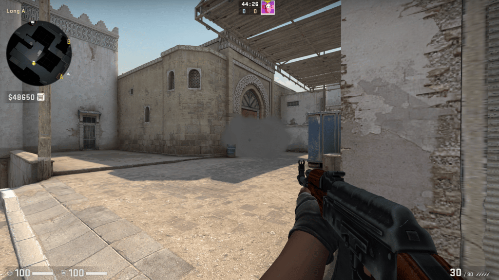 Best Dust 2 smoke spot for aggressive CTs