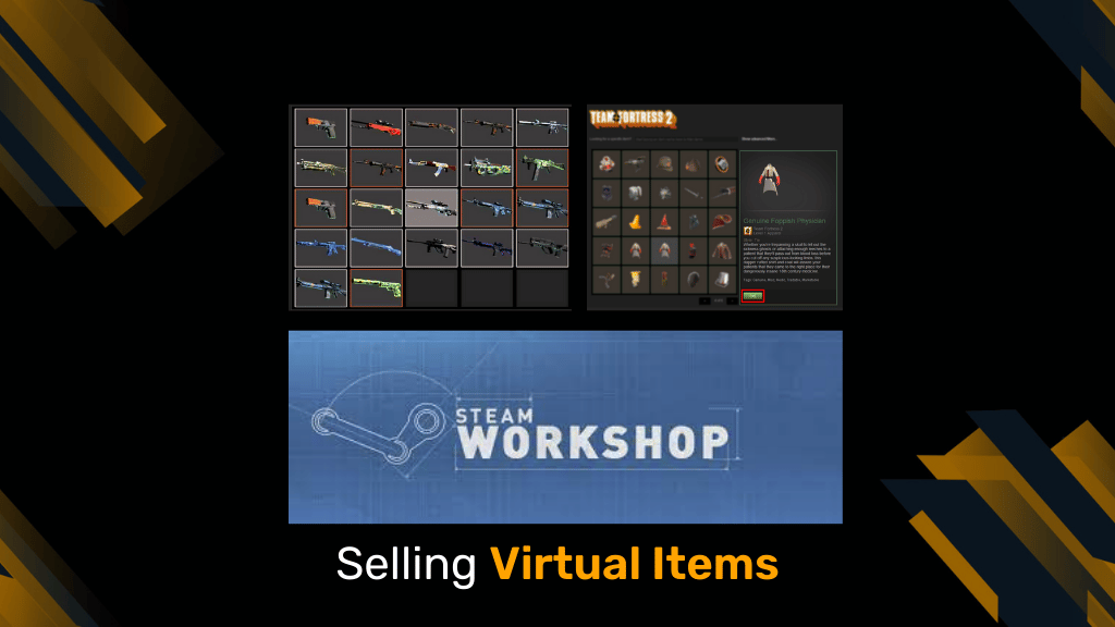 Selling virtual items