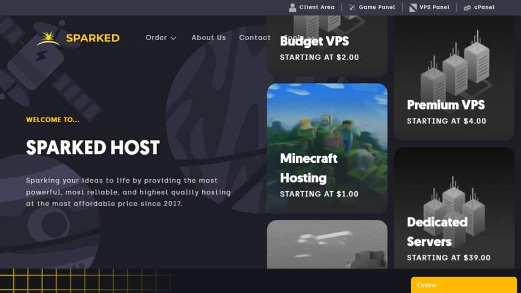 Sparked Host - Minecraft Server Hosting