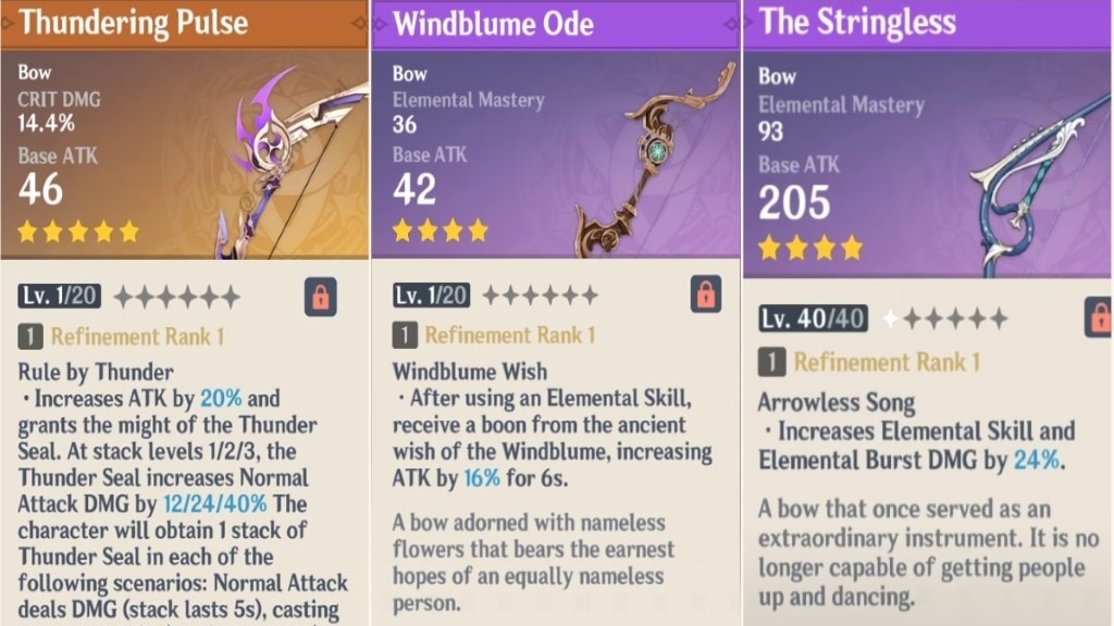 DPS Weapons