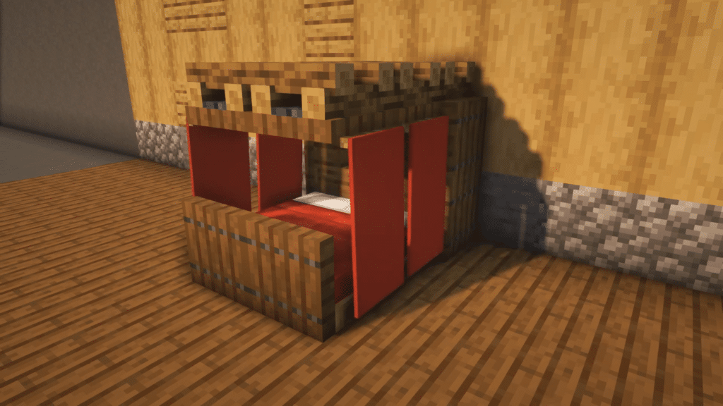 15 Awesome Minecraft Bed Designs, How To Make A Canopy Bed In Minecraft No Mods
