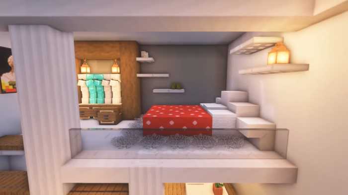 Minecradt Loft Bedroom