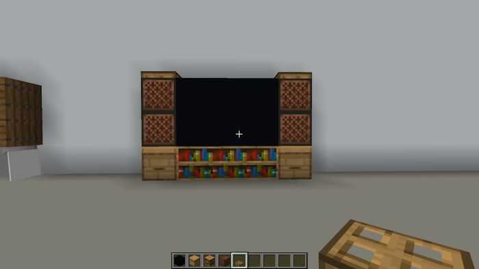 minecraft tv design