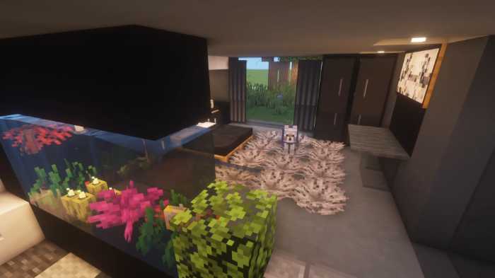 Aquarium Bedroom Minecraft