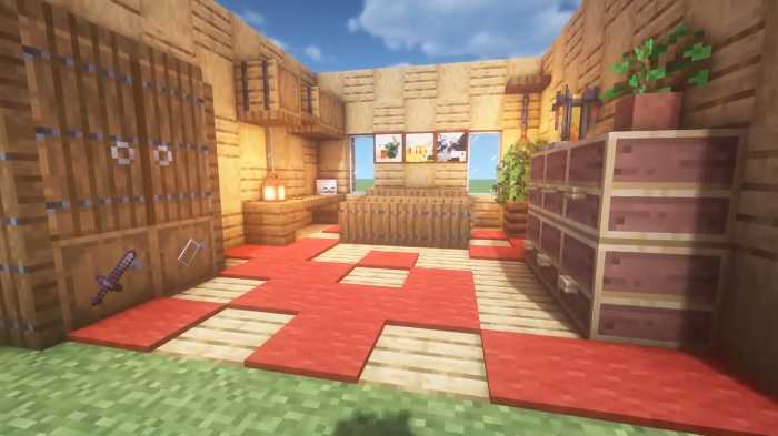 Cabin Bedroom Minecraft