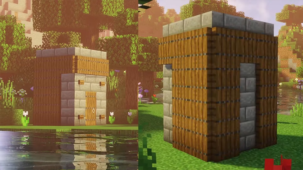 Smallest Minecraft House Idea Design Single Player Survival