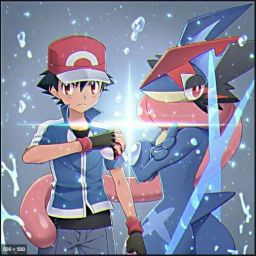 Ash and Greninja Cool anime PFP