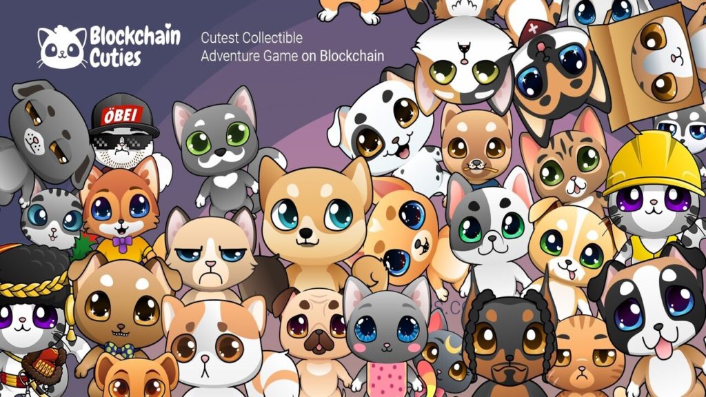 A collection of Blockchain Cuties