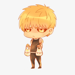 Cute Chibi Genos from One Punch Man PFP