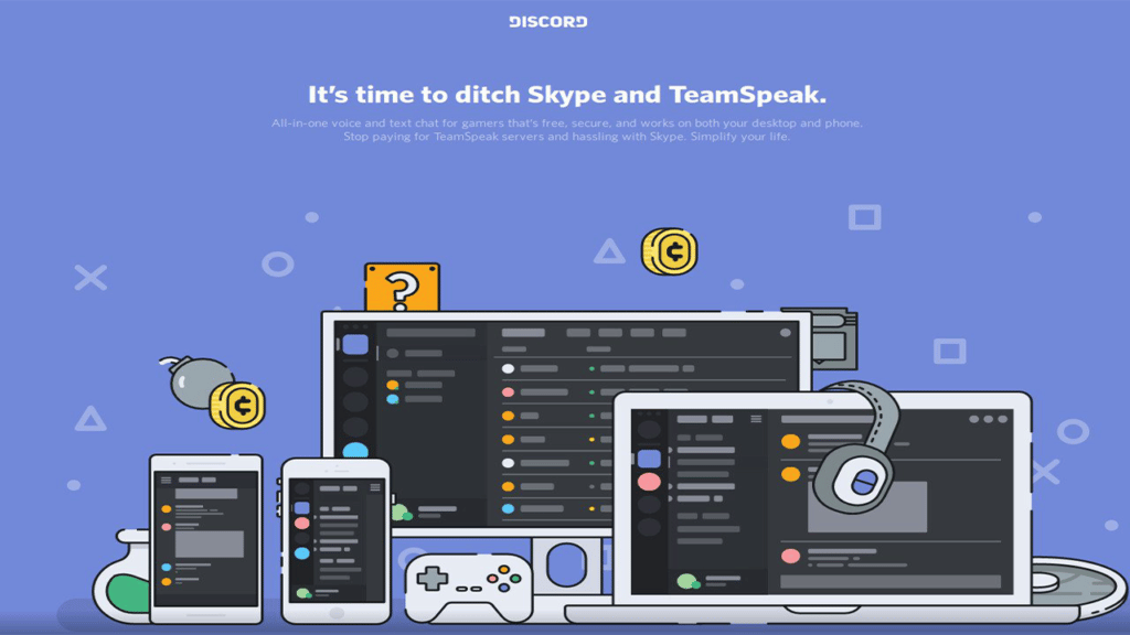 The different platforms that Discord is available on