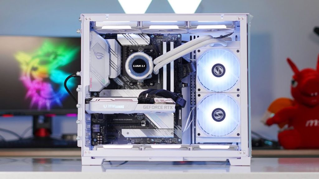 white micro atx build