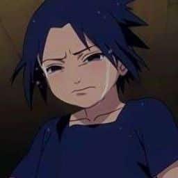 Sad sasuke anime pfp